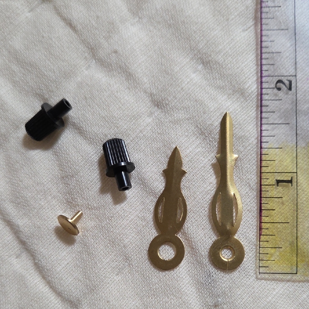 Gold and Black Clock Hands Set